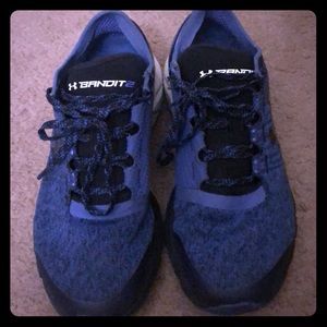 Blue sneakers!